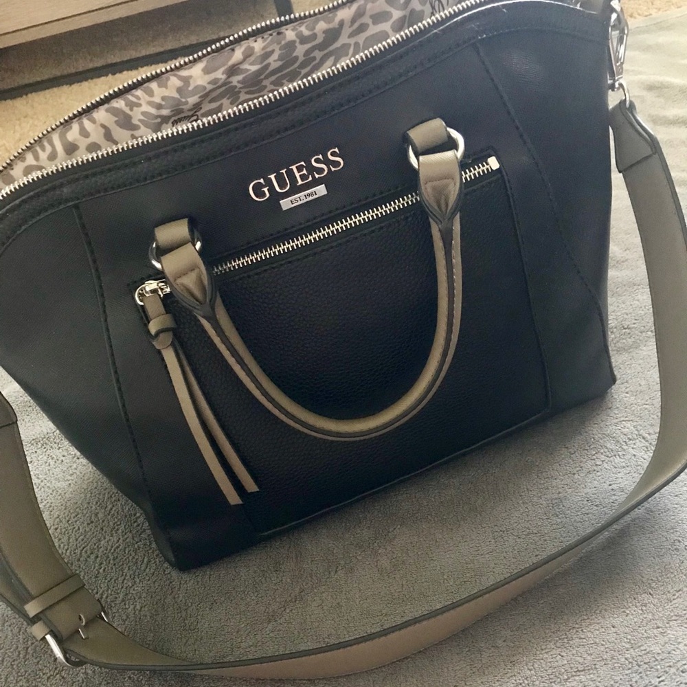 Guess Black Large purse